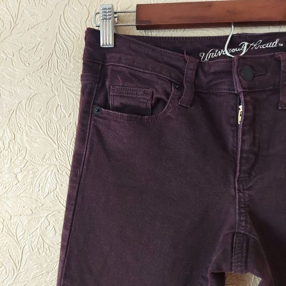 Universal Thread Mis Rise Skinny Jeans Purple Sz 0 / 25 - Picture 3 of 10